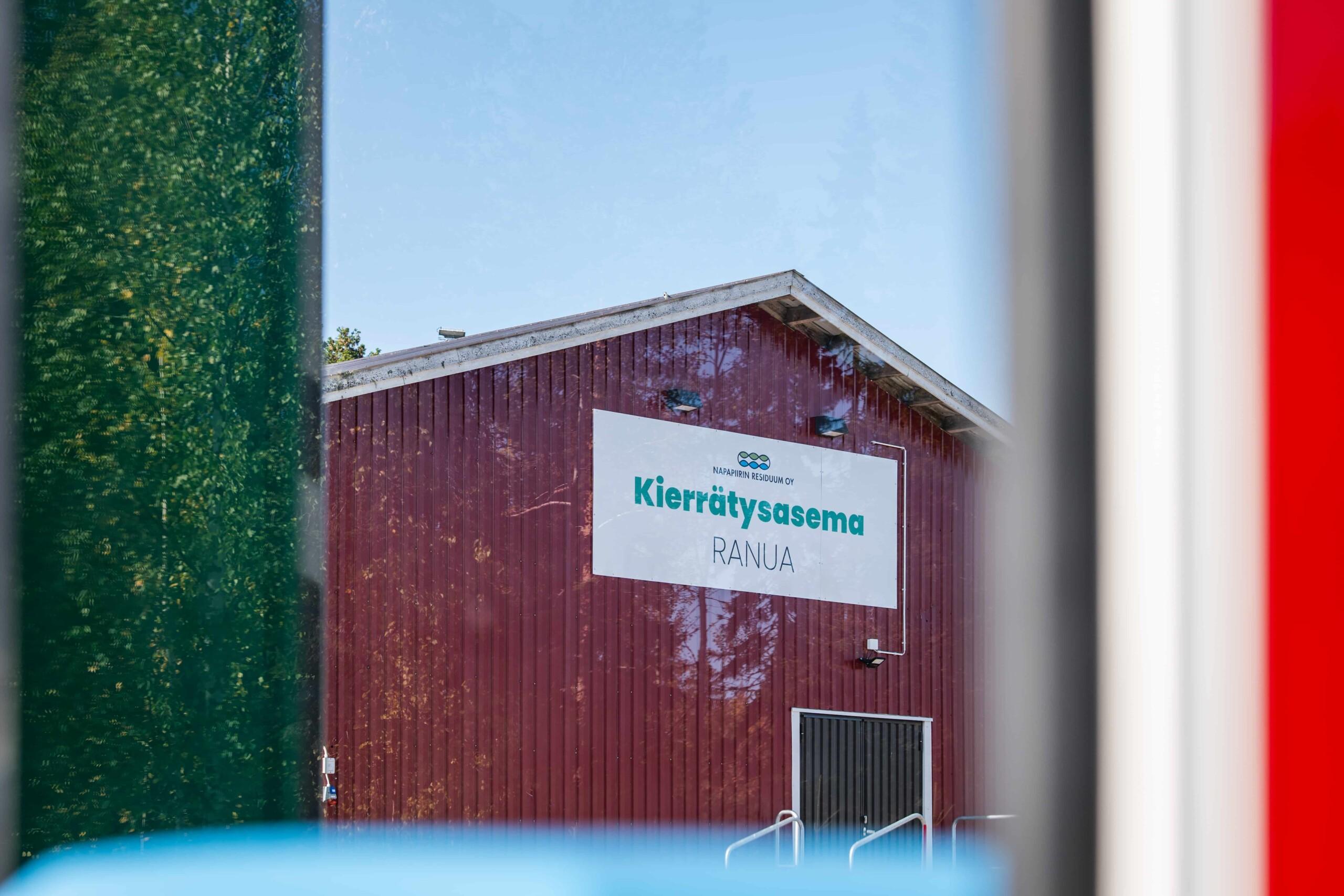 Napapiirin Residuumin Ranuan uudistettu itsepalvelu kierrätysasema hyödyntää paljon aiempaa infrastruktuuria.